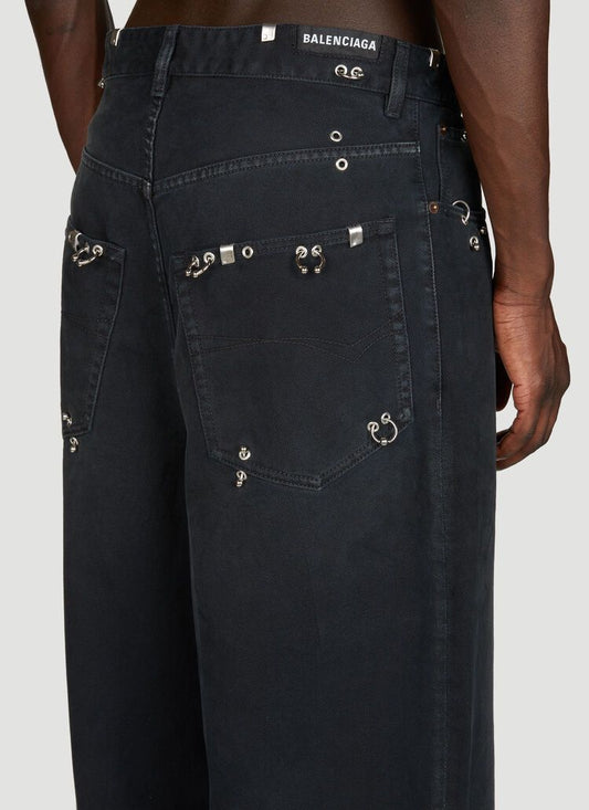 BALENCIAGA Pierced Jeans