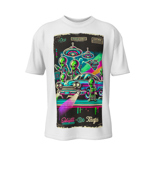 Graffiti style Alien Invasion Tee