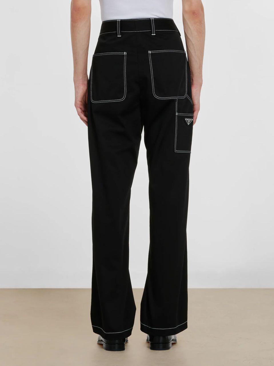 Denim Stitch contrast Prada pant