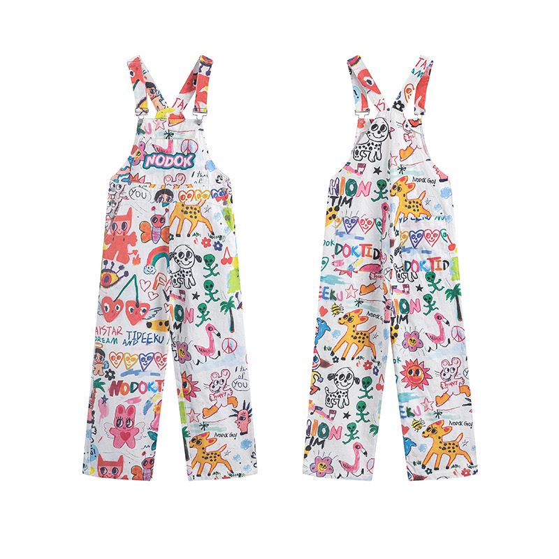 Luxury Comic Dungarees