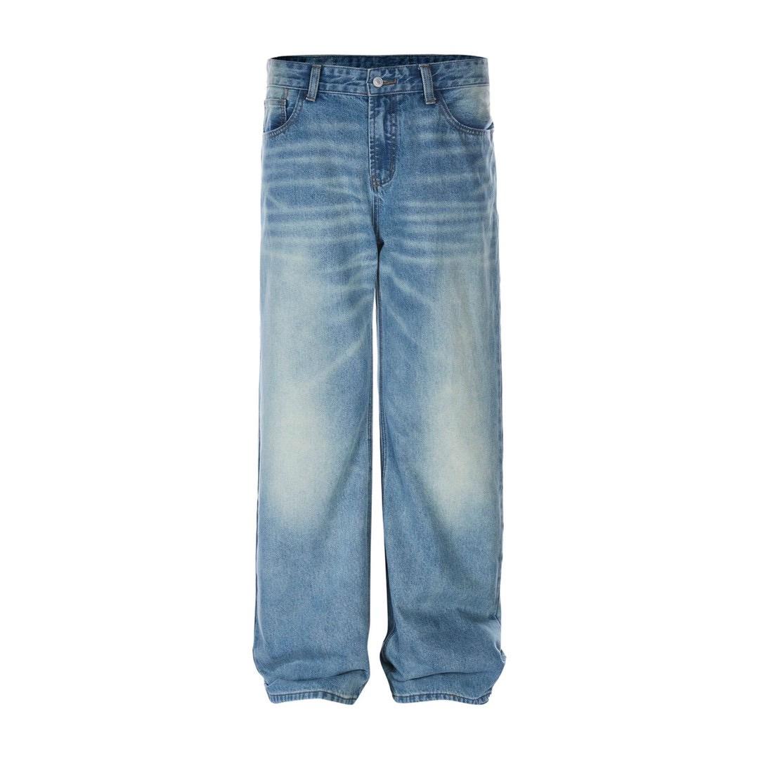 High-class Faded Baggy jeans